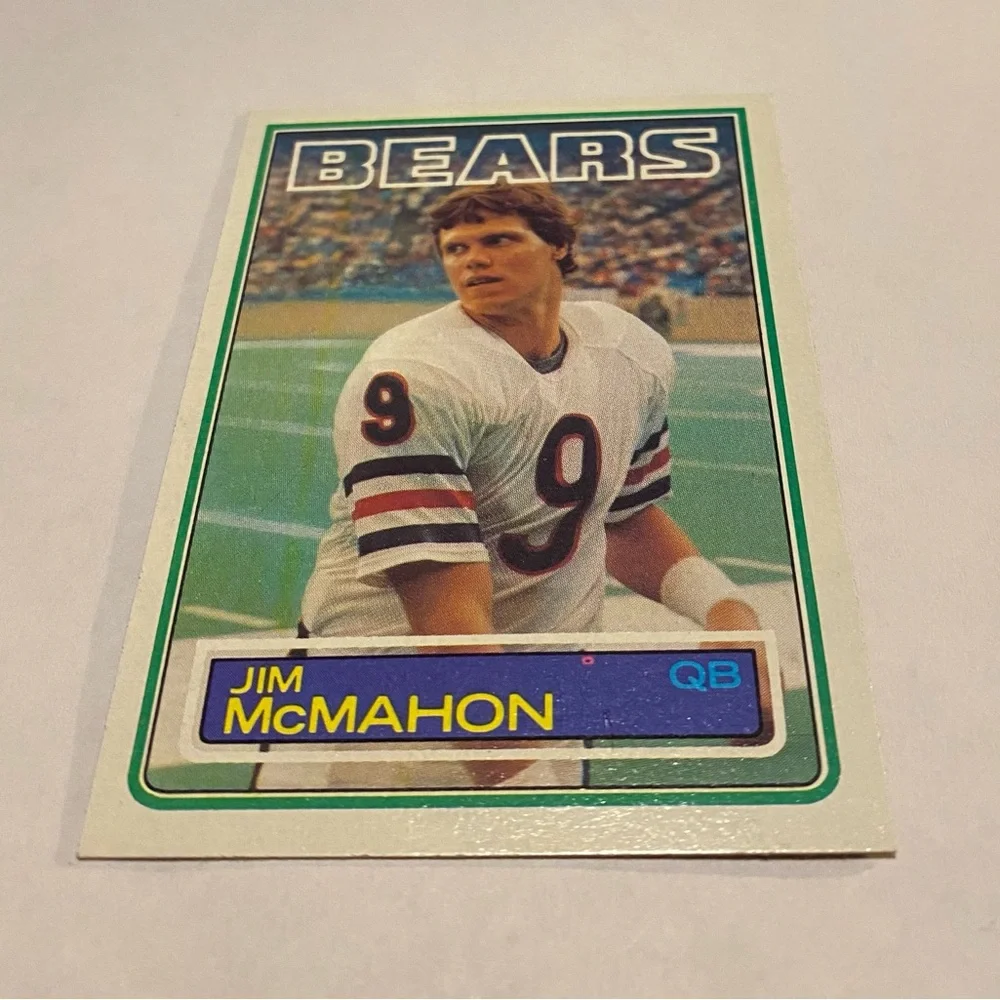 1983 Topps Football Card jim mcmahon